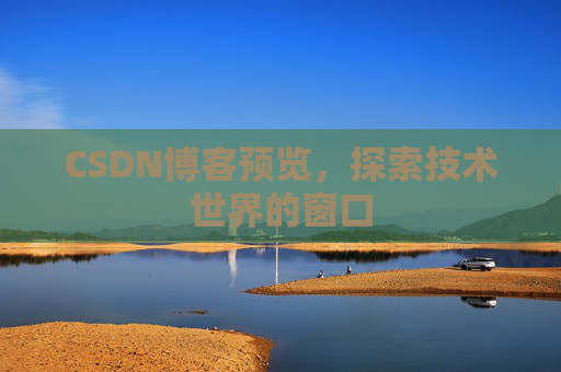 CSDN博客预览，探索技术世界的窗口